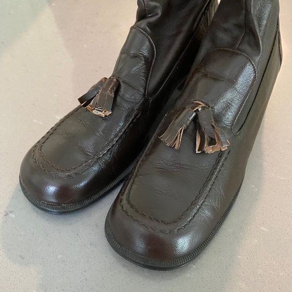 LaTinas VINTAGE Italian leather Shoe/Boot - Picture 4 of 12